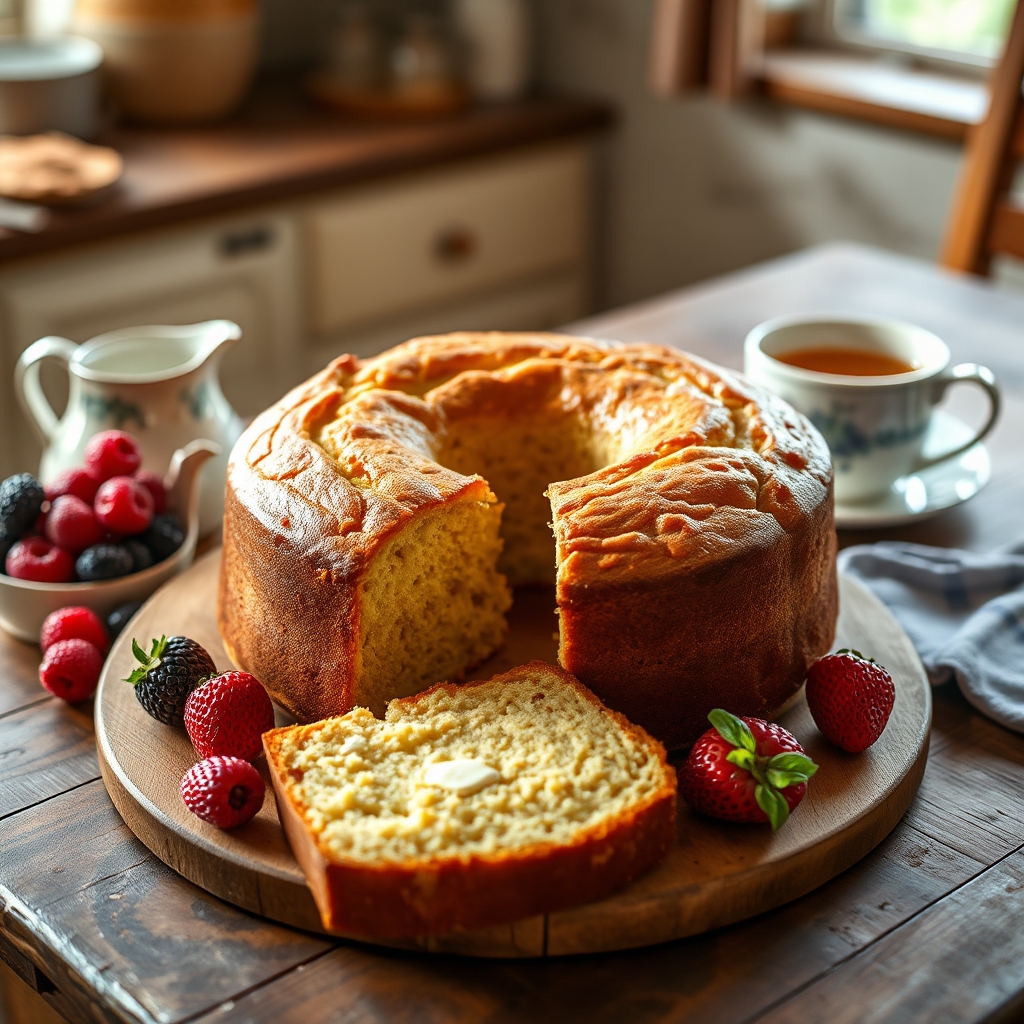 Buttermilk Pound Cake Recipe