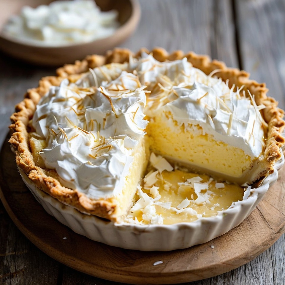 Coconut Custard Pie Recipe