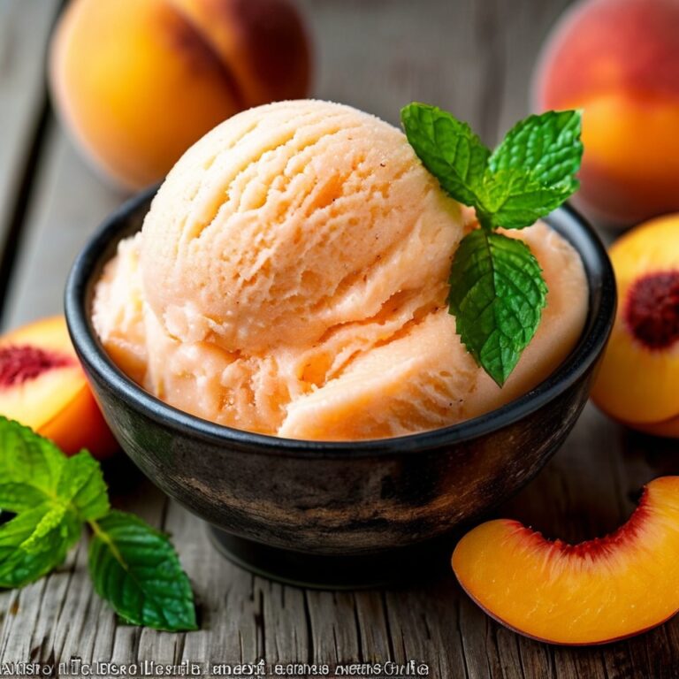 Peach Sorbet Recipe