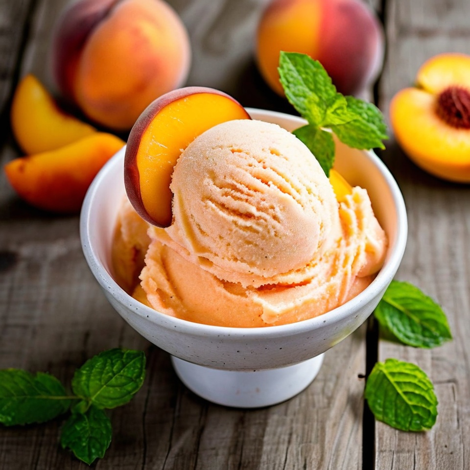 Peach Sorbet Recipe