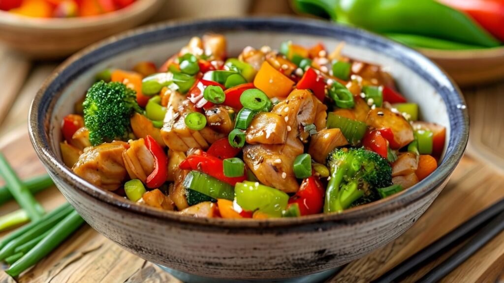 Chicken Bouillon Stir Fry