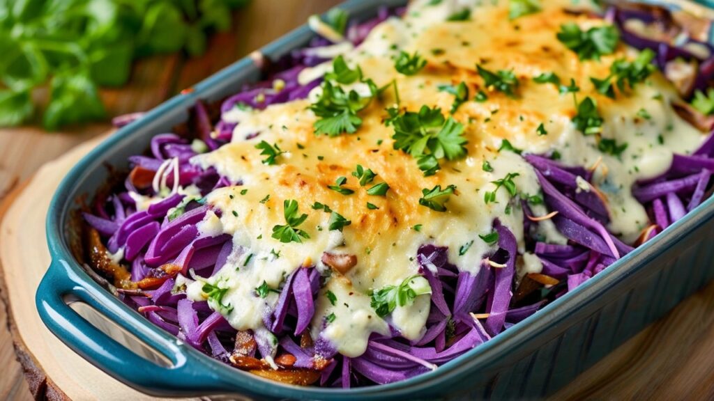 Purple Sweet Potato and Chicken Casserole