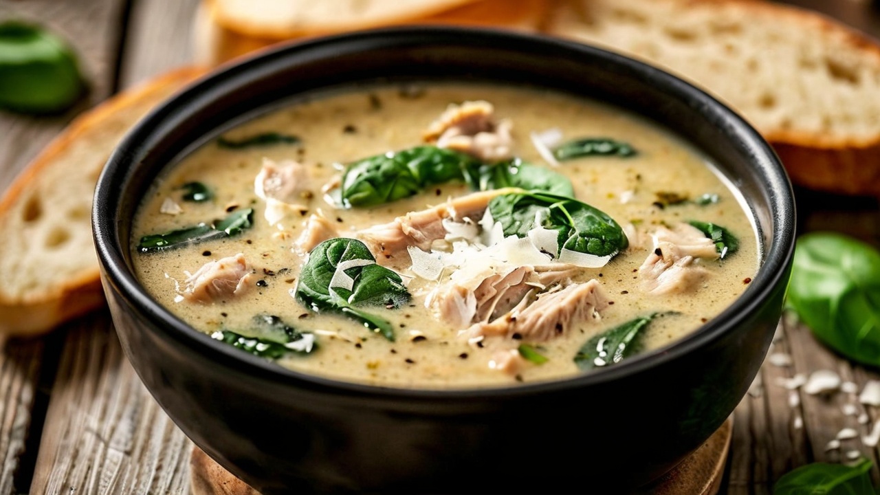 Chicken Florentine Soup