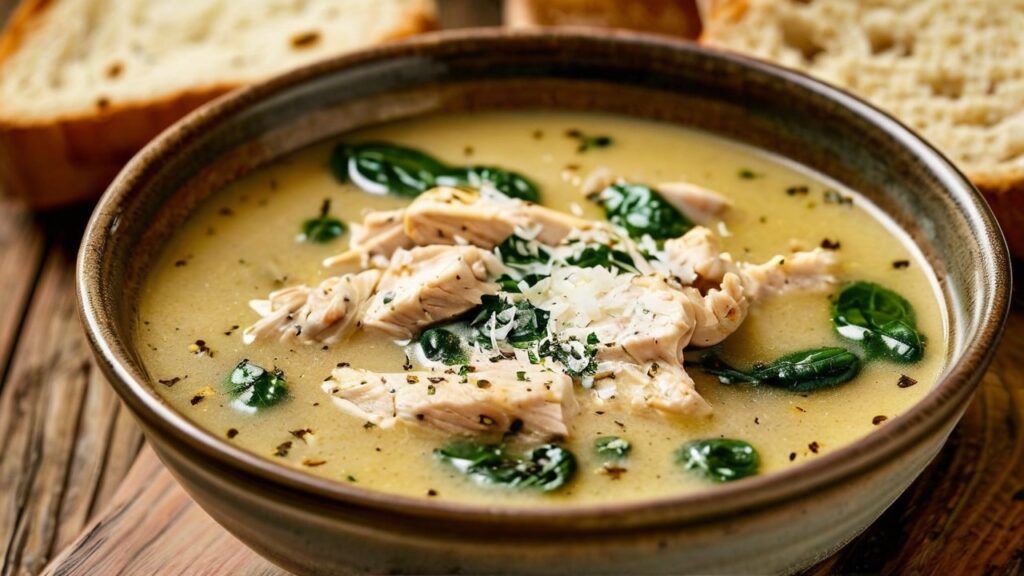 Chicken Florentine Soup