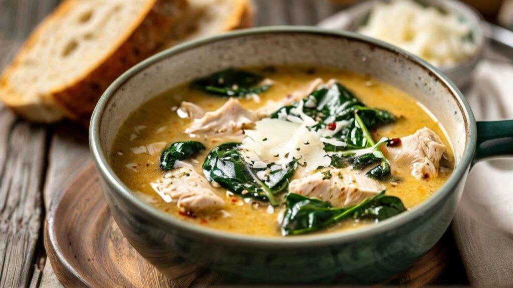 Chicken Florentine Soup