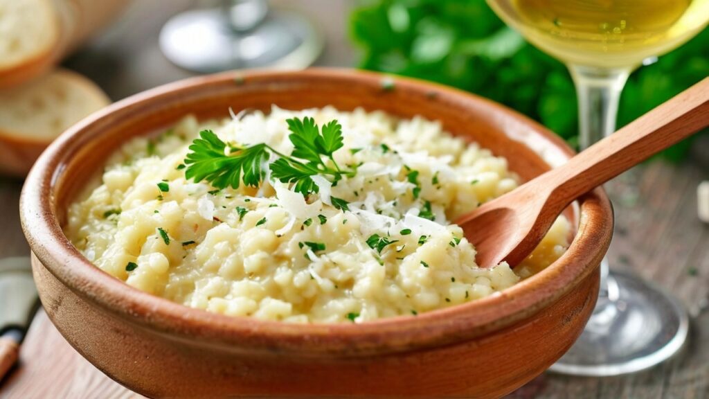 Chicken Bouillon Risotto