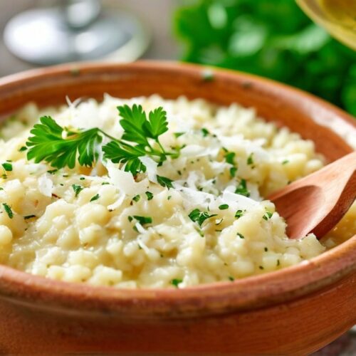 Chicken Bouillon Risotto