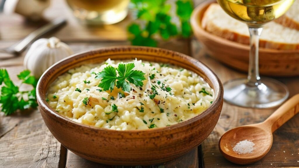 Chicken Bouillon Risotto