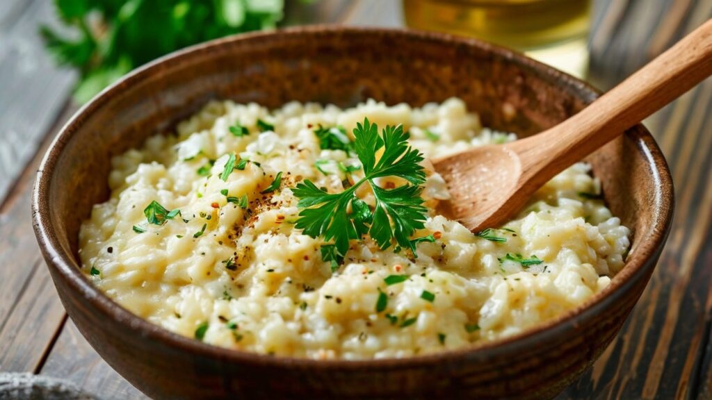 Chicken Bouillon Risotto