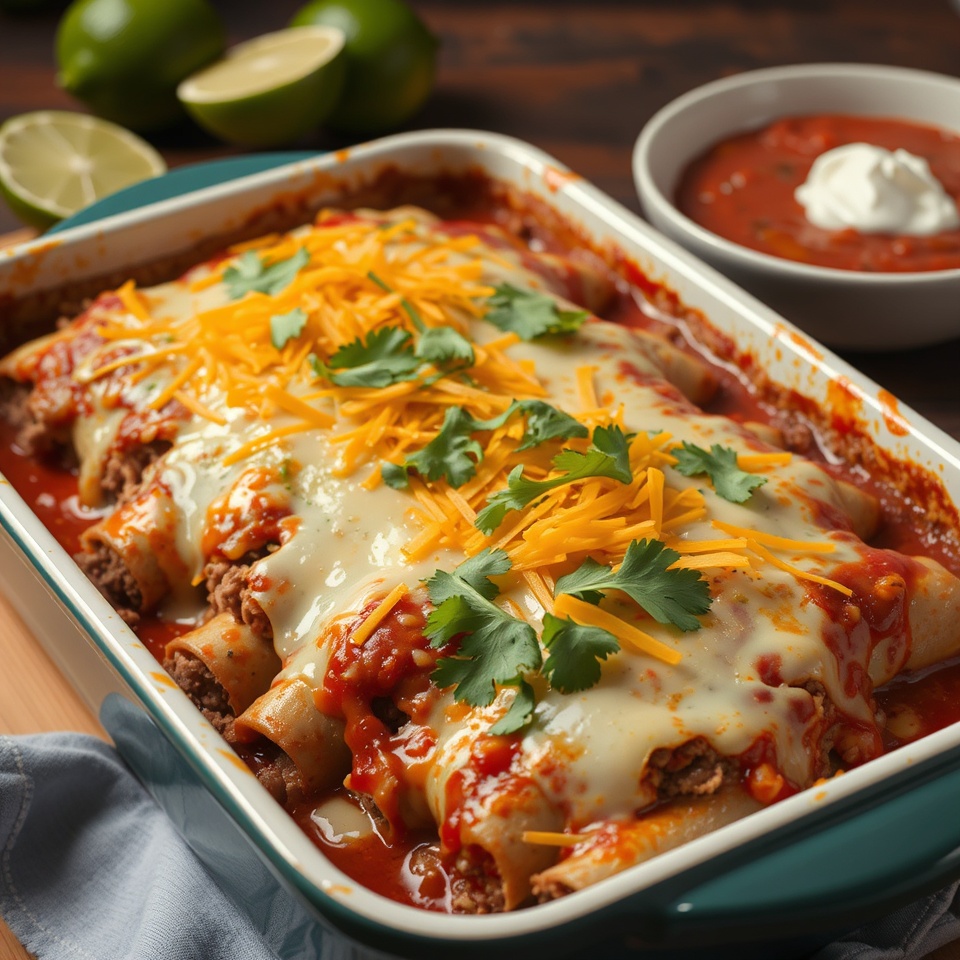 Ground Turkey Enchilada Recipe